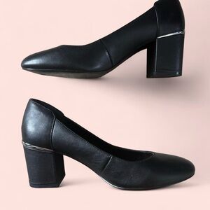 Nine West Black Block Heel Shoes